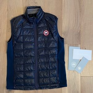CANADA GOOSE MENS LITE TECH DOWN VEST BLUE XL